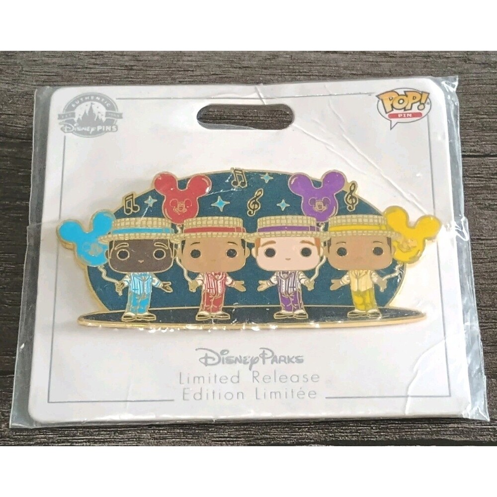 Disneyland Dapper Dans Quartet Limited Release 2022 Jumbo Pin by Funko